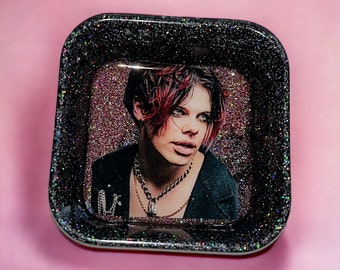 Yungblud glitter mini ring dish jewellery bowl