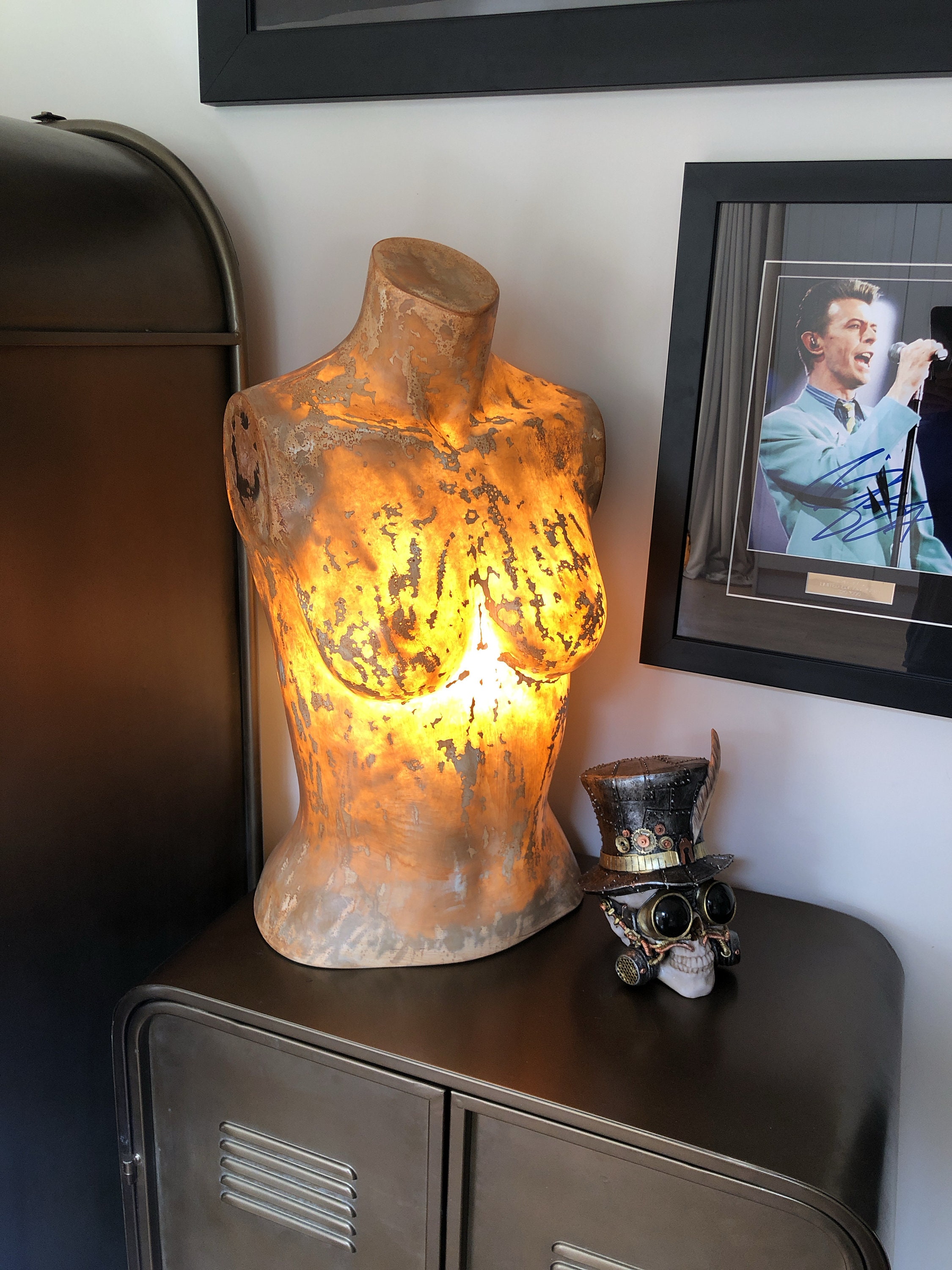 Female Mannequin Torso Table Lamp Etsy