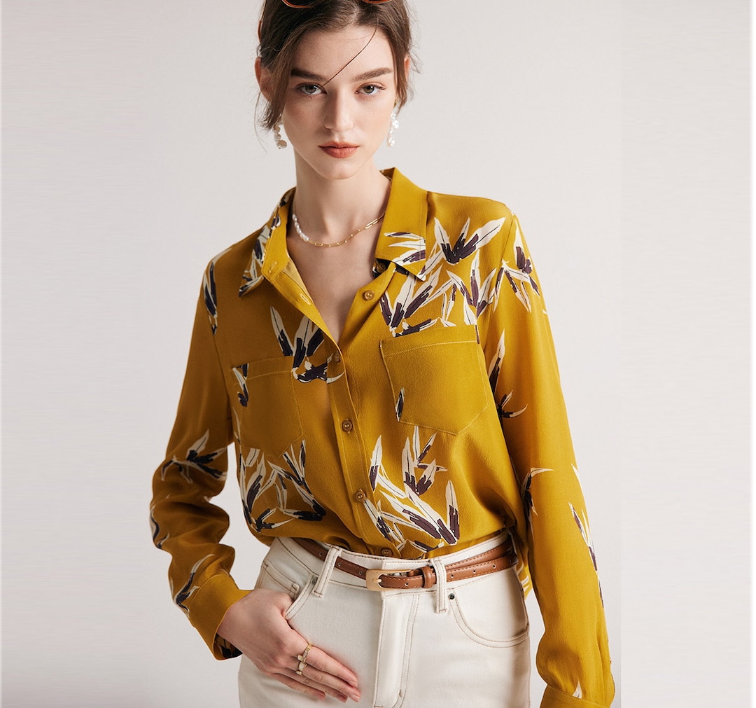 Floral silk shirt Shirt, blouse