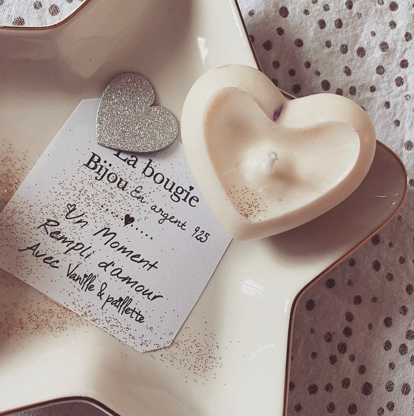 Bougie Personnalisée Bijou Bracelet Surprise Argent 925 Caché Cadeau Fait Main Naturel Lavande Candl