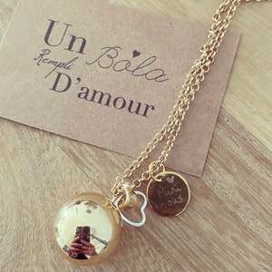 personalized gold pregnancy bola mini us first name engraved mother-of-pearl heart pregnant breastfeeding gift future mom silver rose gold baby shower