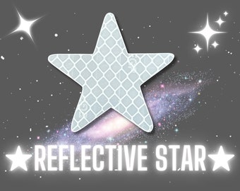 Autocollant réfléchissant étoile | Réflecteur de décalcomanie étoile | 3M ReflectX