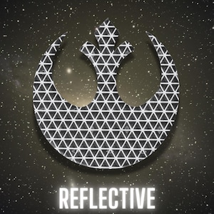 Star Wars Rebel Alliance Reflective Stickers Reflector Decals