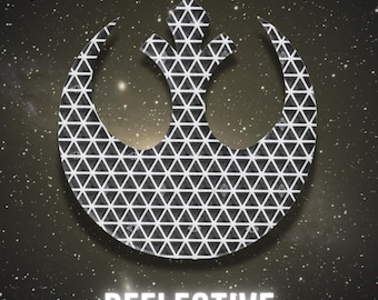 Star Wars Rebel Alliance Reflective Stickers Reflector Decals