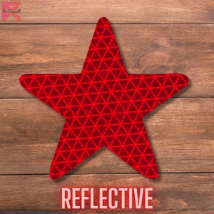 Reflective Star Decal, Star Sticker, Waterproof Reflector Decal, Reflective Decal For Car, Bike, Helmet, Mailbox