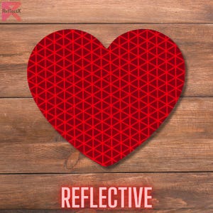 Adesivo riflettente a forma di cuore, adesivo a forma di cuore di San Valentino, adesivo riflettente resistente alle intemperie, adesivo riflettente per auto, bici, casco, cassetta postale