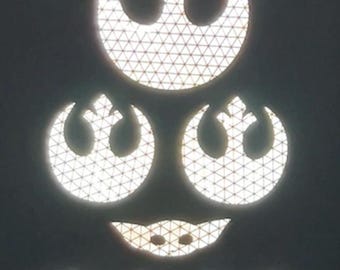 Autocollant Mural Alliance Rebelle Star Wars - Design Les Derniers Jedi