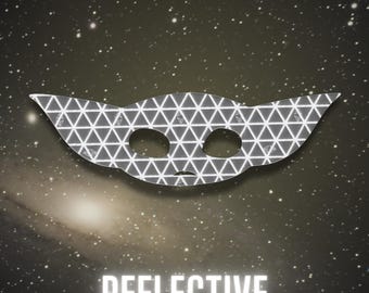 Reflective Gremlin Decal UFO Alien Sticker Bike Reflector Weatherproof
