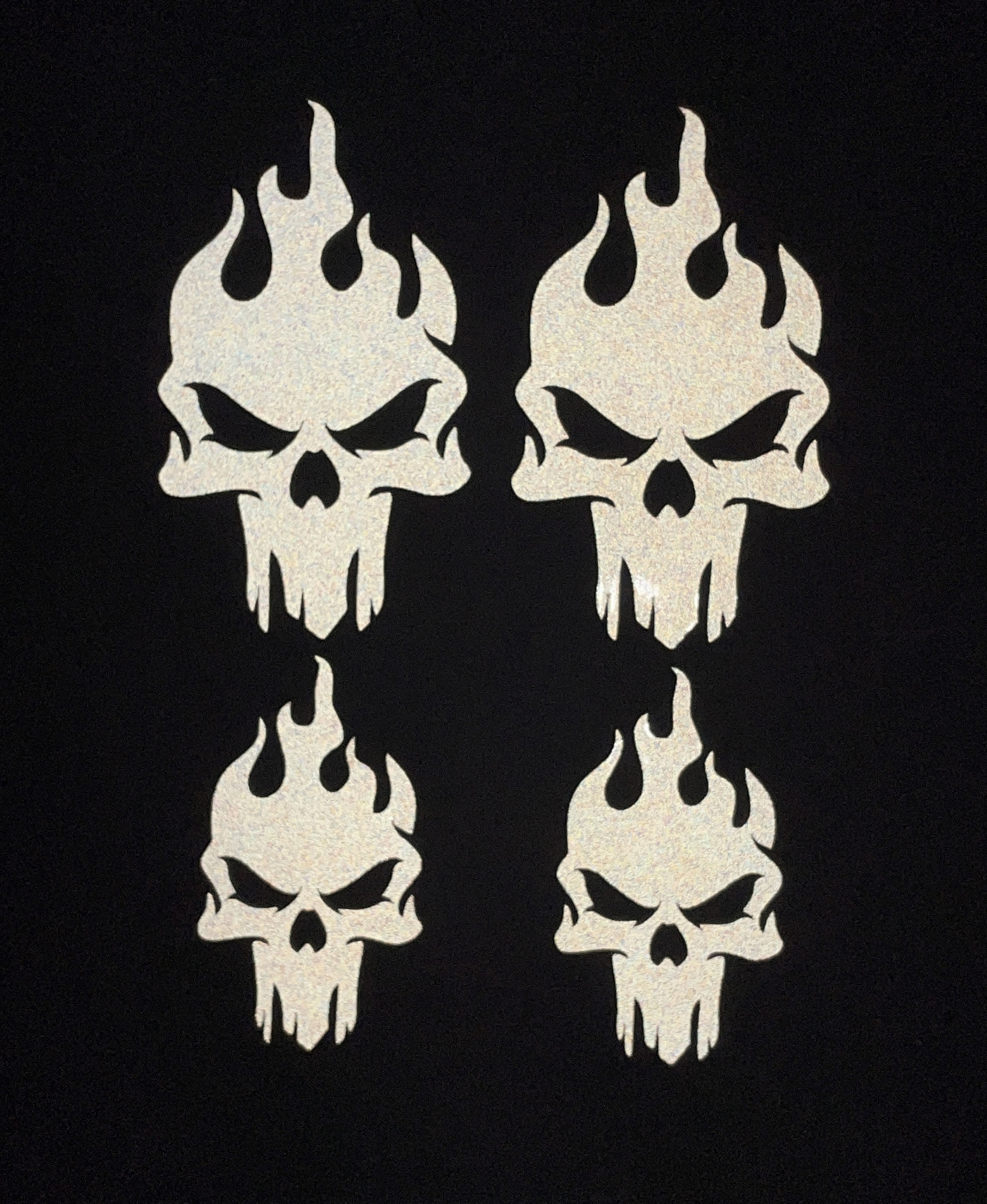 Punisher Skull Reflective Rear Helmet Decal Police Fire EMS Viny  Graphics/Stickers/Decals – dkedecals