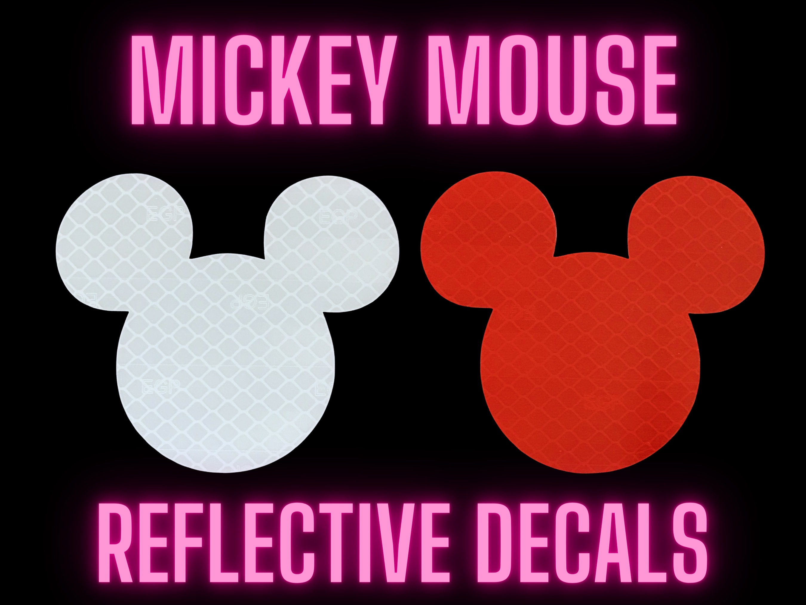 Rainbow Mickey Mouse Disney Stickers Transparent Waterproof 