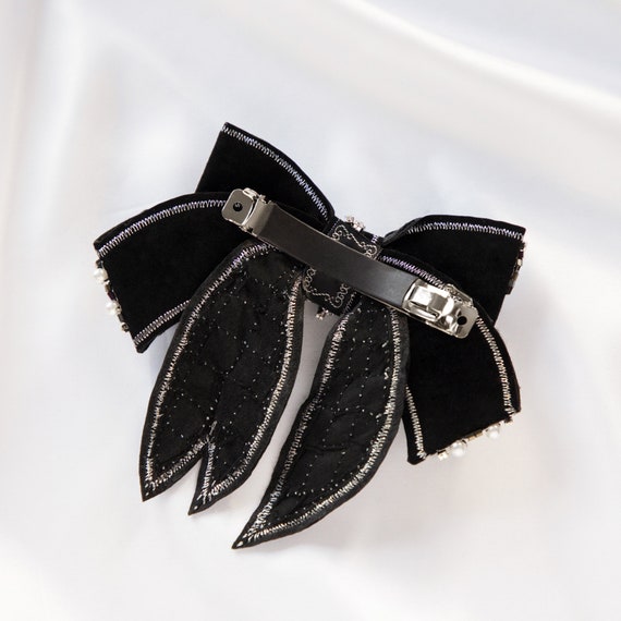 VELVET BOW HAIR CLIP｜FETICO フェティコ