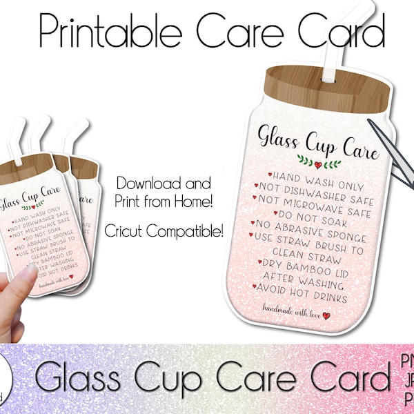 Dtf Care Instruction Template Etsy