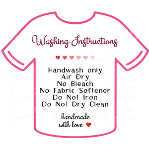 how to wash shirts made with cricut