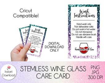 Wine Glass Instructions | Etsy