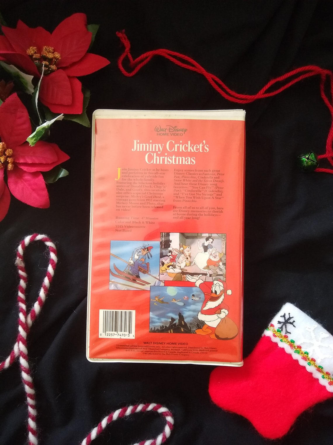 Jiminy Cricket's Christmas VHS 1988/walt Disney Home Video Etsy