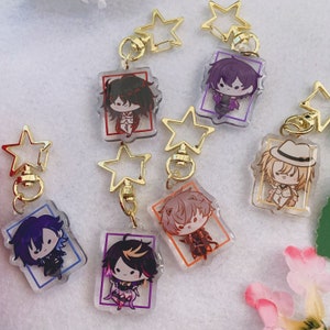 Discontinued Mini Vtuber Charms 1.5 Inches Double Sided Epoxy