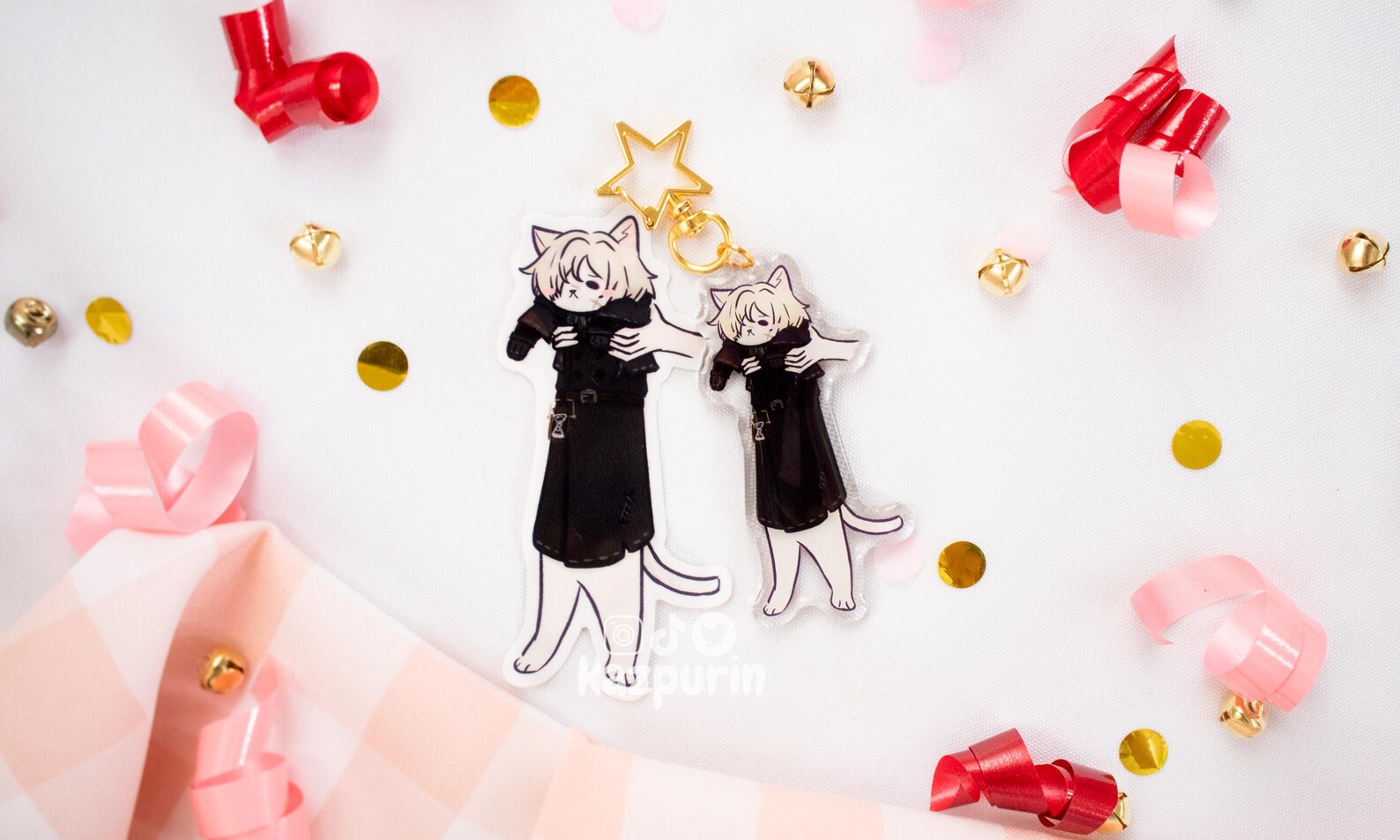 Identity V IDV Long Cat Charms / Stickers - Etsy