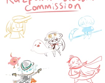Scuffed Cutely Cursed Doodle Commission (Priced per character)