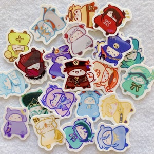 Genshin Gremlins Stickers Waterproof and weatherproof