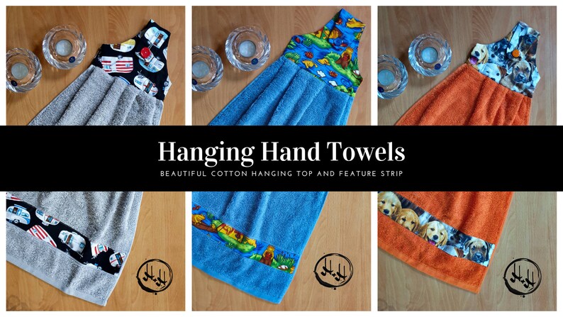 Large Hanging Hand Towels Loop Kitchen Bathroom | Etsy
