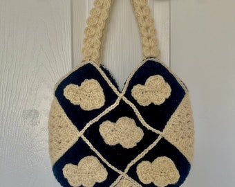 Sac nuage - Carré grand-mère - Crochet