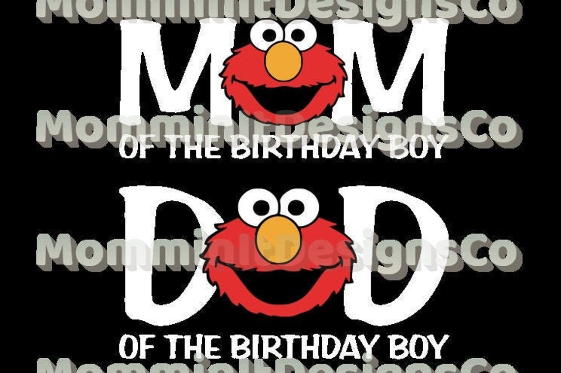 Download Elmo svg elmo mom of the birthday boy svg elmo dad of the | Etsy
