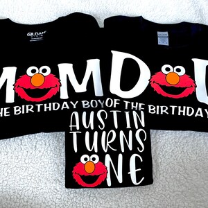elmo 1st birthday shirt