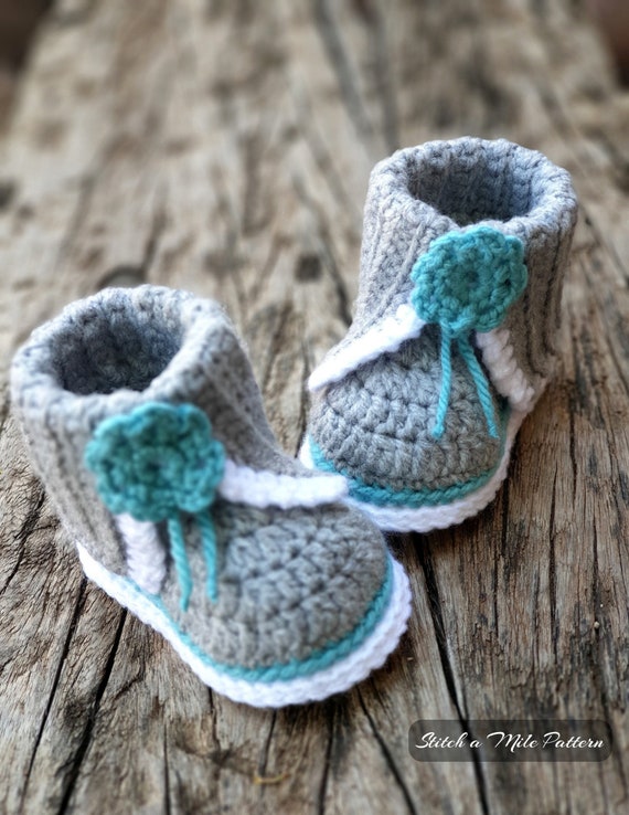 PDF DOWNLOAD PATTERN Baby booties crochet pattern for girl | Etsy