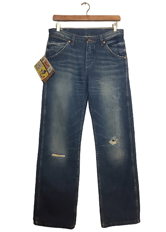RARE Wrangler Blue Bell Rodeo Jeans 11MW - Calf Ro