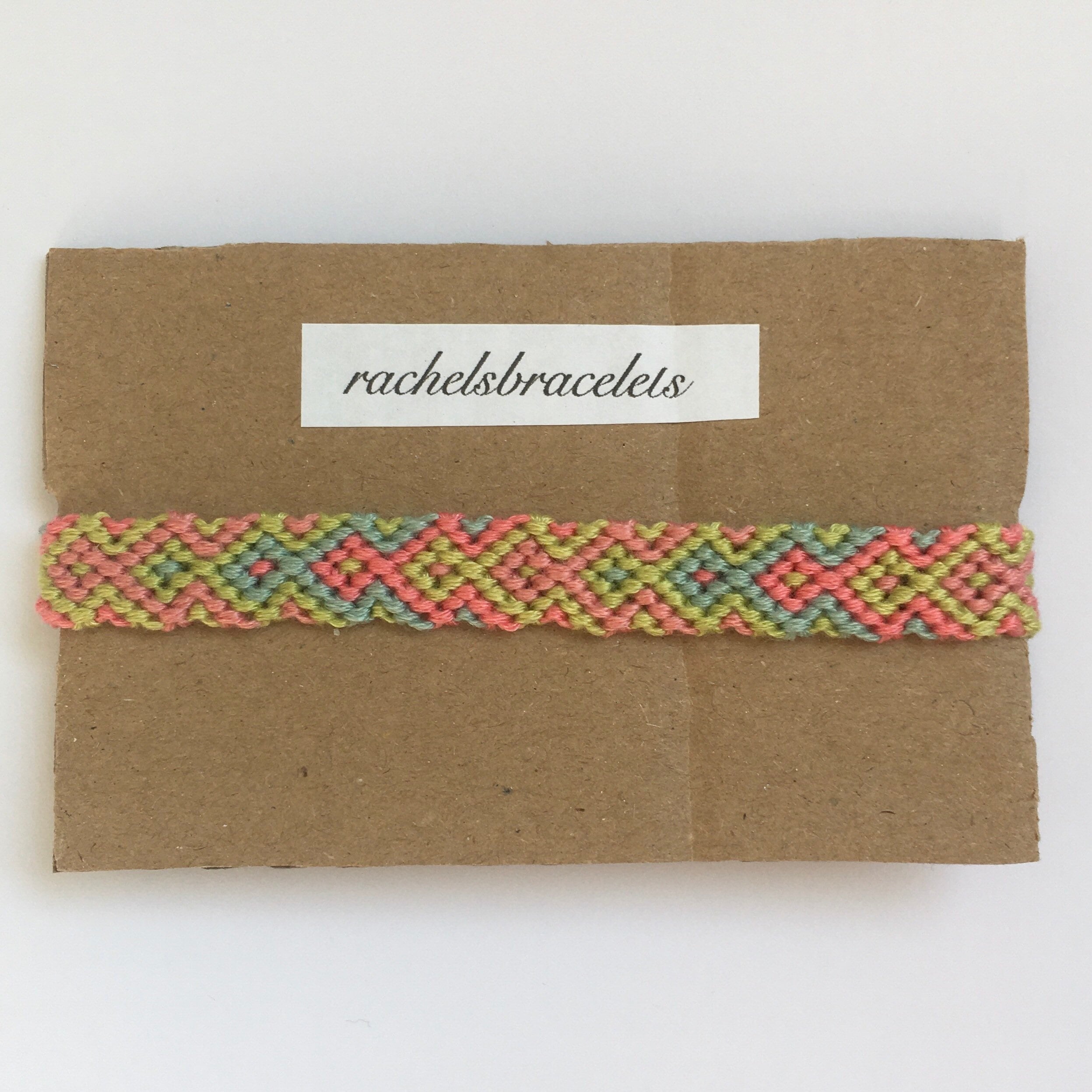 Tulip style friendship bracelet Etsy