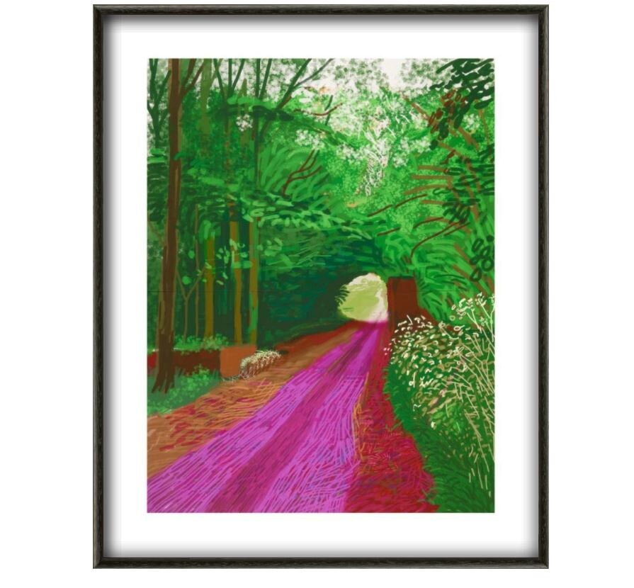 David Hockney 'Arrival of Spring' Fine art prints Etsy