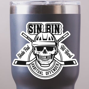 Sin Bin Hockey Sticker