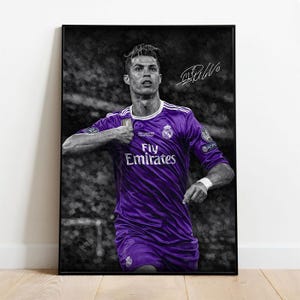 Real madrid ronaldo jersey purple - Etsy 日本