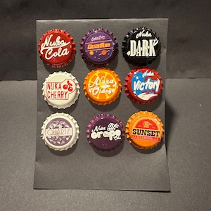 fallout フォールアウト ヌカコーラ クアンタム ボトル キャップ　コーラ NUKA-QUANTUM-COLLECTIBLE-
