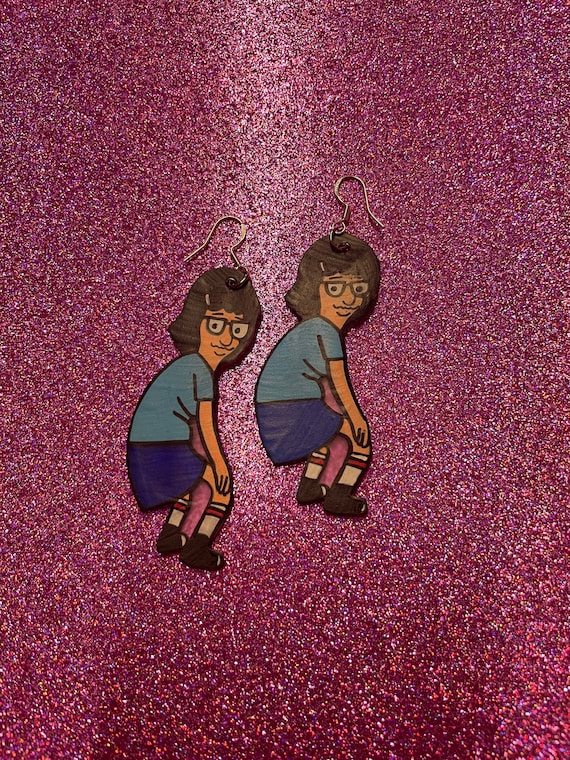 Tina Inspired Bobs Burgers Dangle and Drop Earrings Etsy