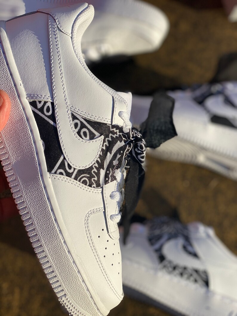 air force 1 bandana black
