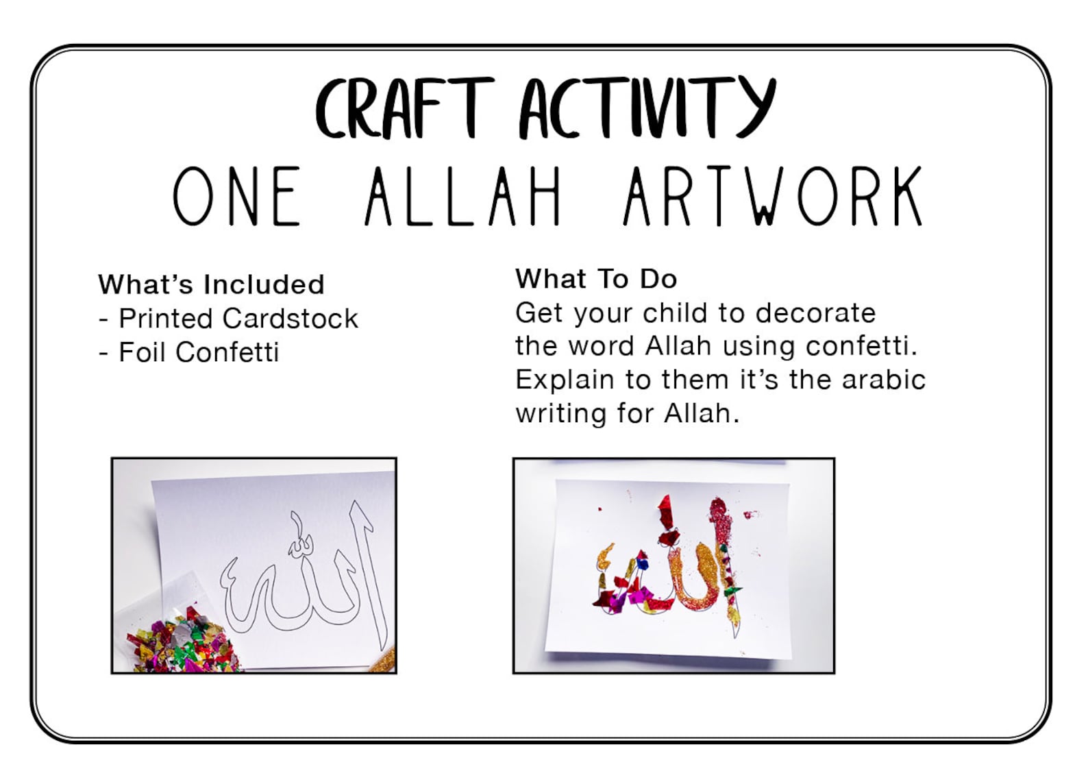 Kids Islamic Craft Activity Pack | Etsy