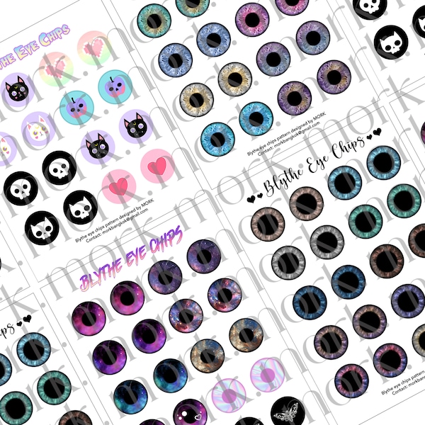 Blythe Eye Chips - Etsy