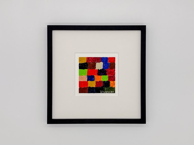 Modern Art No. 53 Quadrata Series Original Abstract Oil image 1