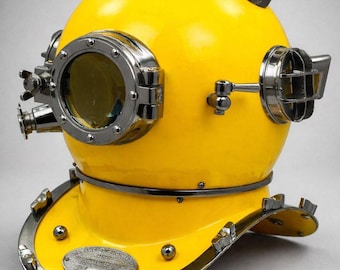 Schwerer Doppelring-Ankertechnik 1921 Taucherhelm, dekorativer Tiefsee-Lence-Taucherhelm