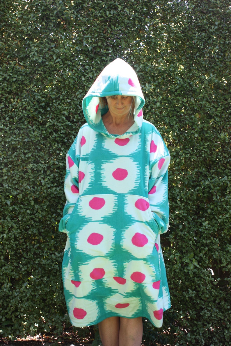 Easy Unlined Blanket Hoodie PDF Sewing Pattern Etsy