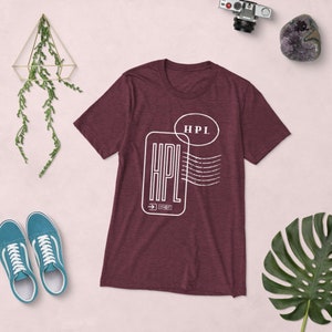 Get Stamped White HPL UNISEX Graphic Tee | Vintage Style, Passport Stamp, Wanderlust, Traveler