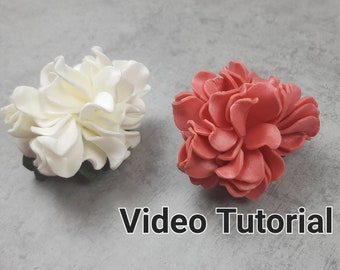 Modèle vidéo de fleurs d'hortensia en papier pour travaux manuels, fleurs en papier, cadeau artisanal en papier, décoration de mariage, décoration murale florale, décoration de chambre en mousse Isolon EVA 2 mm