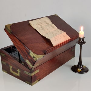 Military Campaign Writing Box/Slope