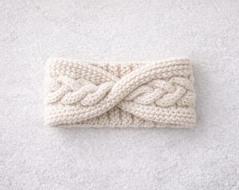Braided Cable Knit Headband Pattern – Chunky Ear Warmer (PDF Download)