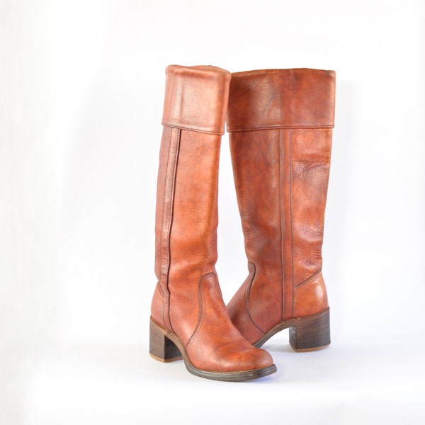 70's Vintage Miss Capezio Campus Boots WO 6.5M