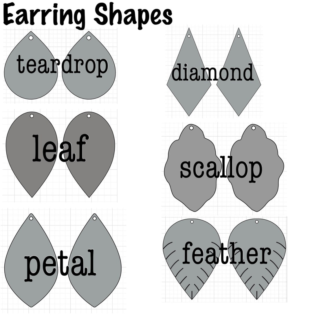 Breast Cancer Awareness Faux Leather Earrings Etsy