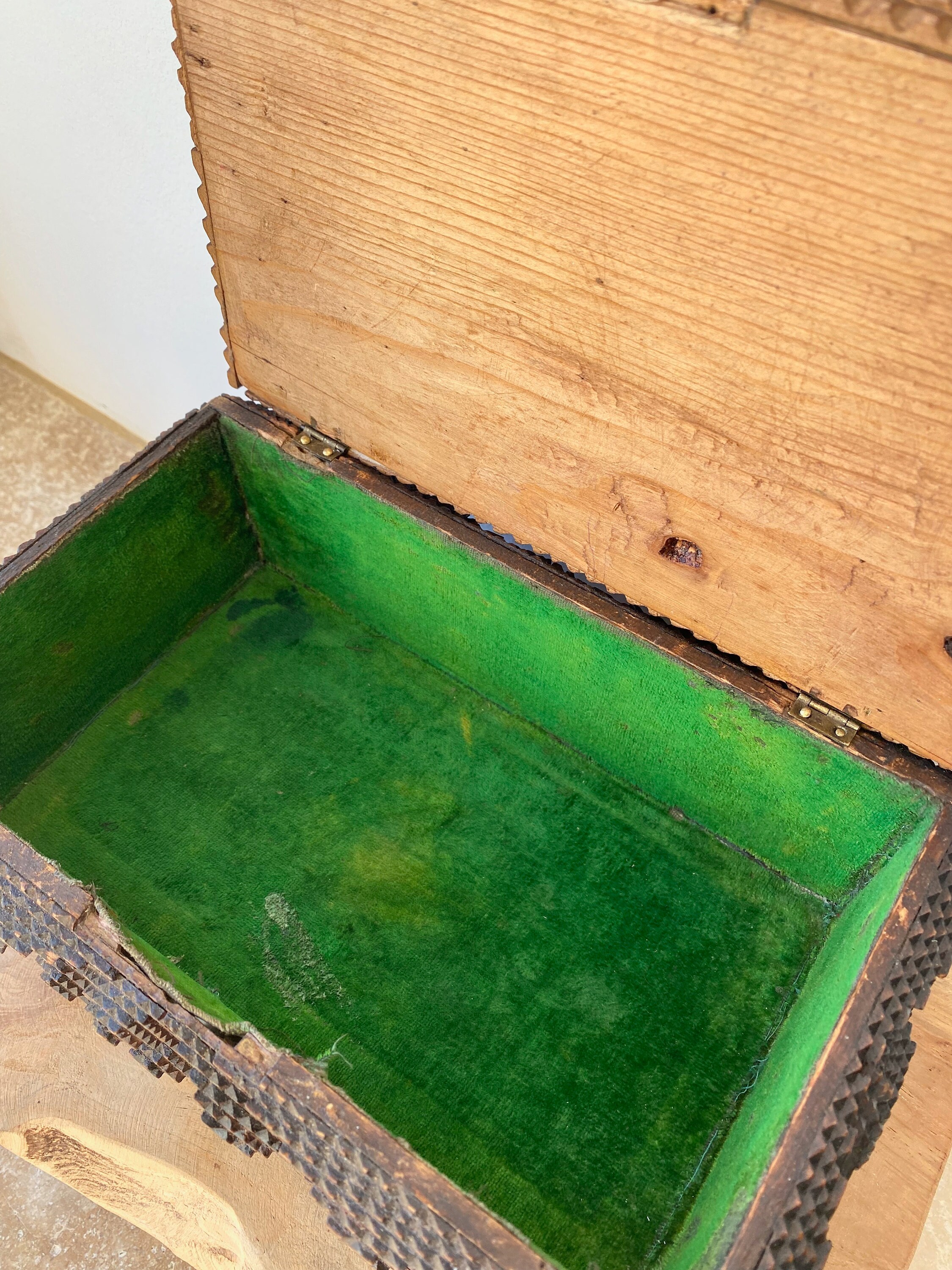 Antique Tramp Art Box – Beautiful Mess Home & Garden