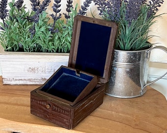 Antique Foret Noir Watch Box, Black Forest Wooden Watch Holder, Watch Display Box