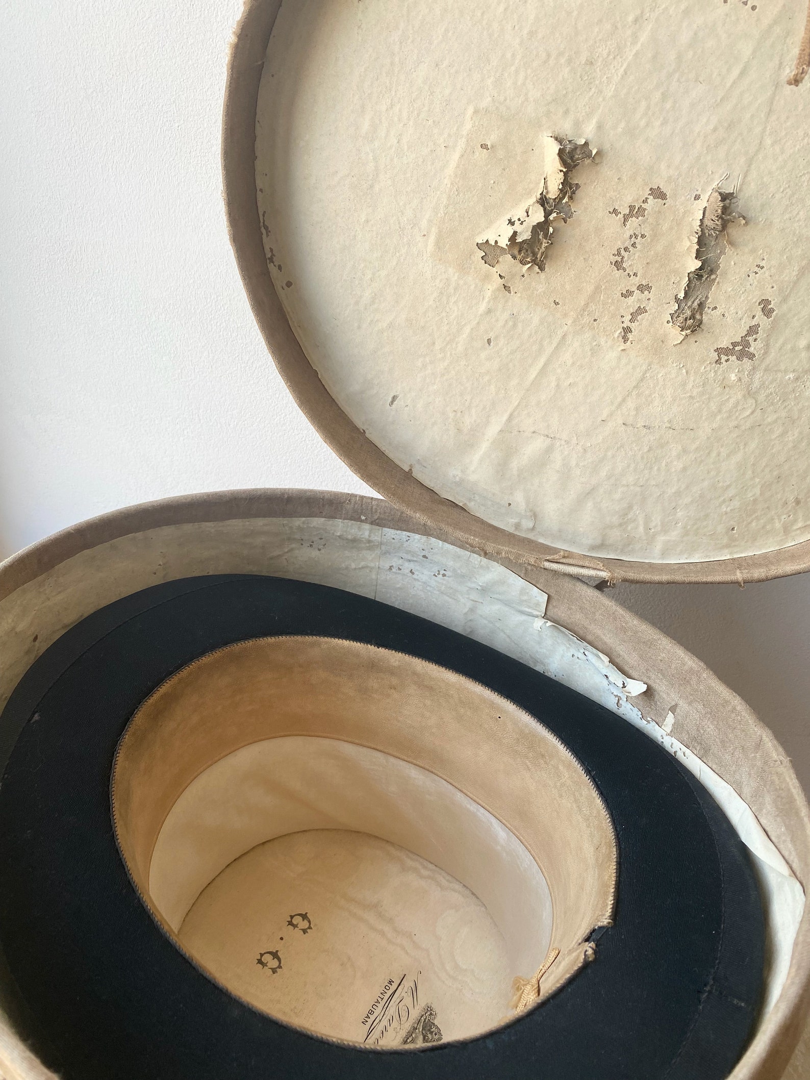 Antique Top Hat Antique Hat Box Etsy